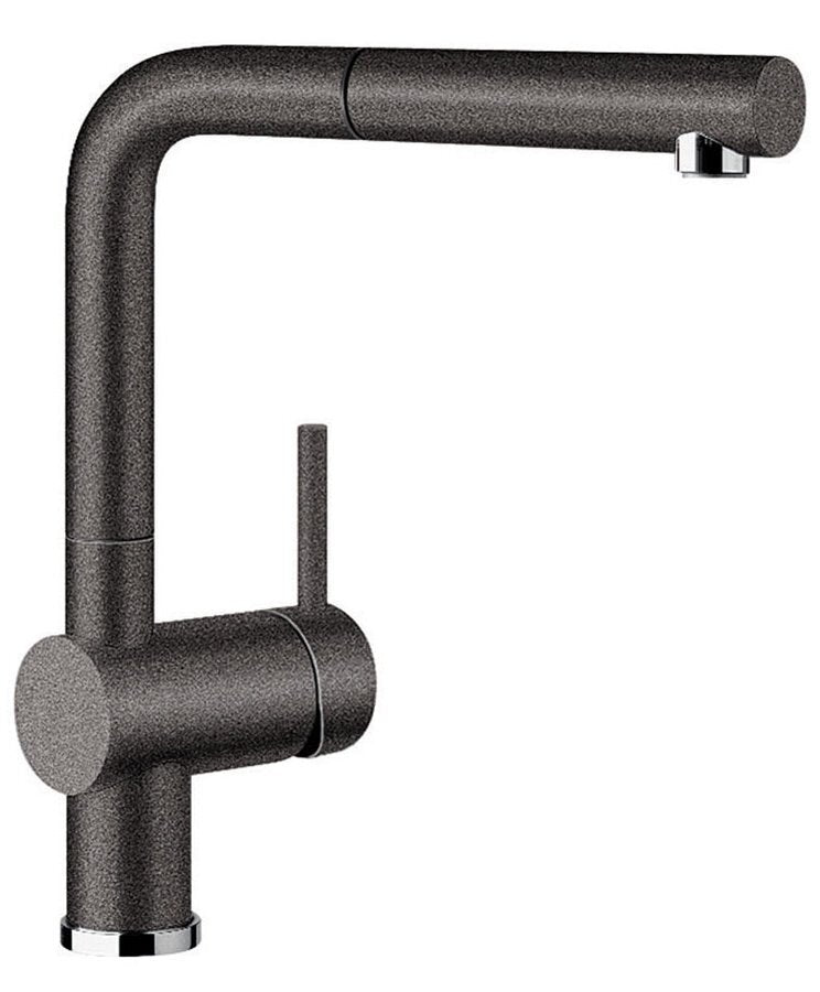Blanco Anthracite 140° Swivel Spout Pull Out Mixer Tap LINUSSA 519371
