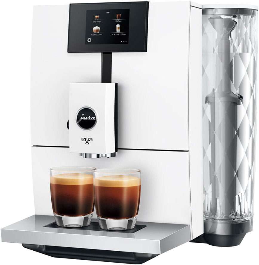 Jura ENA 8 Touch Full Nordic White Automatic Coffee Machine 15520