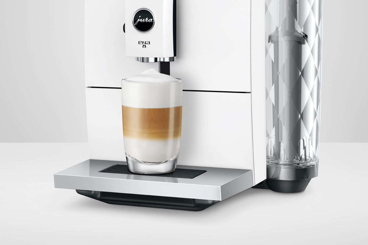 Jura ENA 8 Touch Full Nordic White Automatic Coffee Machine 15520