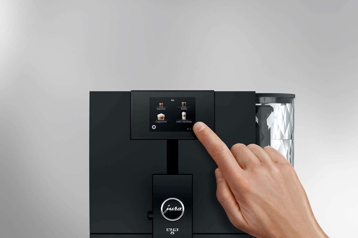 Jura ENA 8 Touch Full Metropolitan Black Automatic Coffee Machine 15526