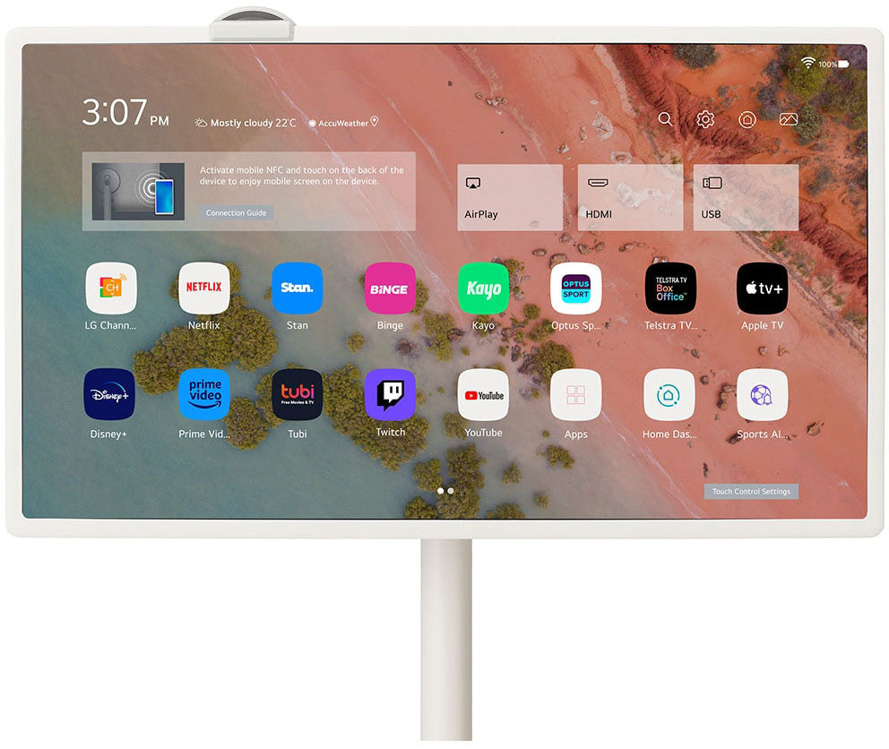 LG StanbyME 27" Portable Smart Touch Screen 27ART10AKPL