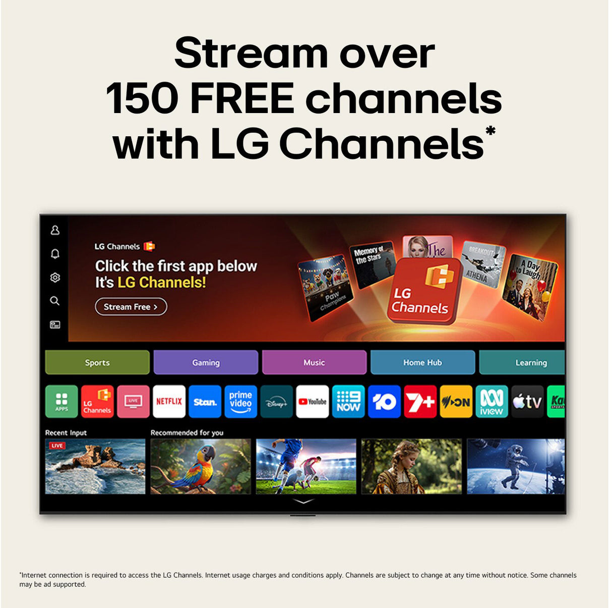 LG 32" LB65 HD Smart TV 2026 32LB655BPSA