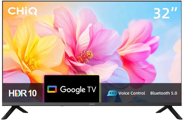 CHiQ 32" HD LED Google TV 32S510M