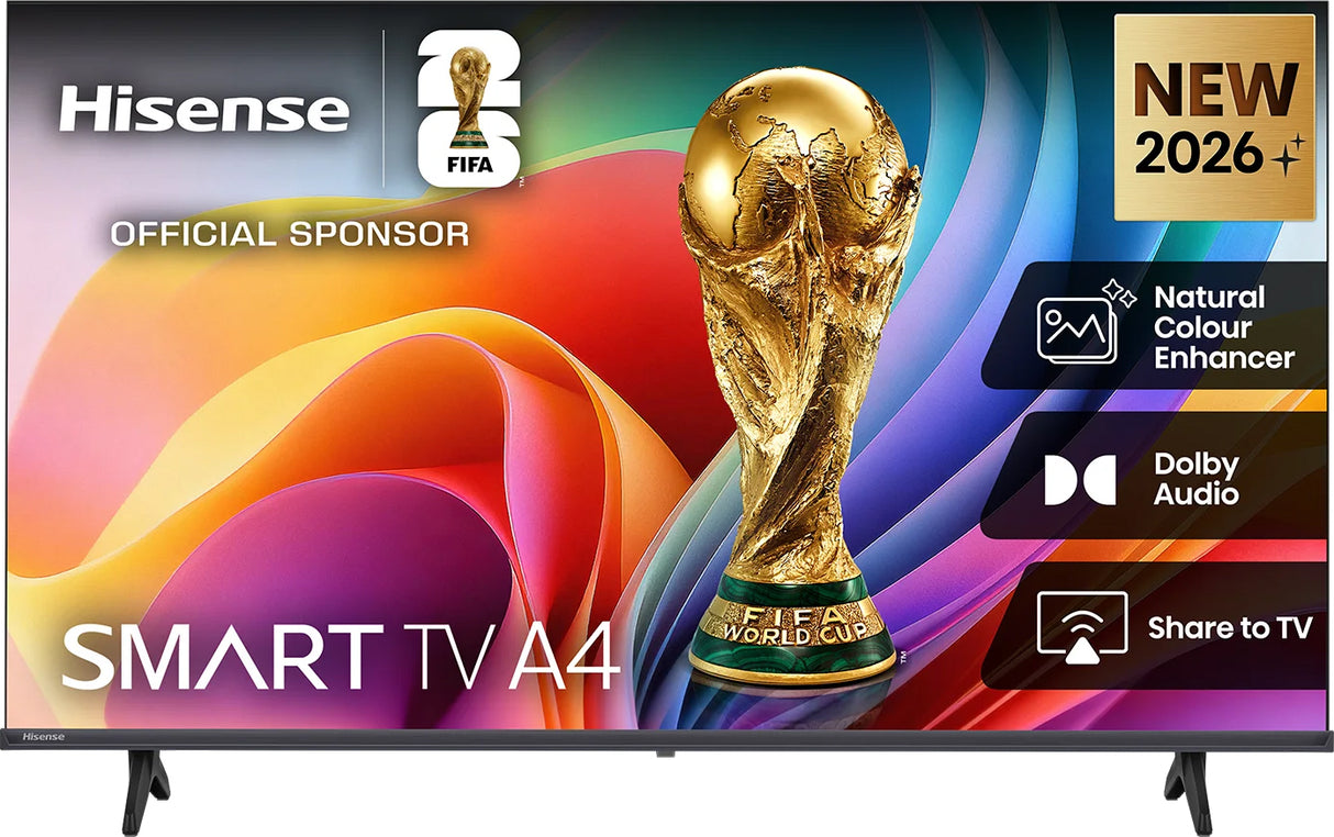 Hisense 40" Series A4S Full HD Smart LED TV 40A4SAU