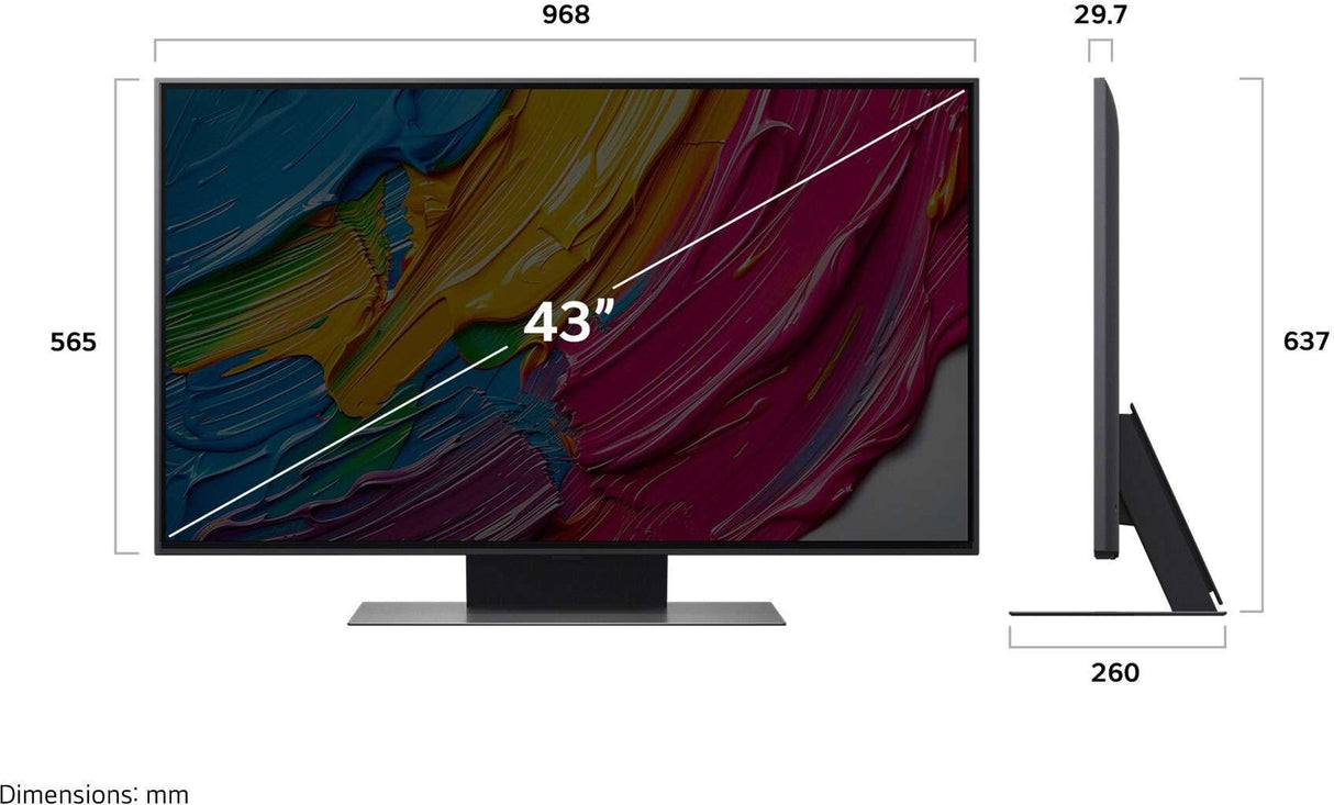 LG 43" Series QNED81 4K UHD HDR Smart TV 43QNED81ASA