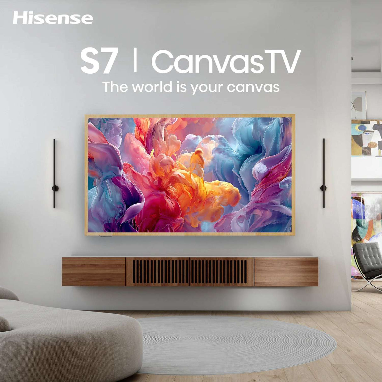 Hisense 75" S7S Hi-QLED 4K Canvas TV 75S7SAU