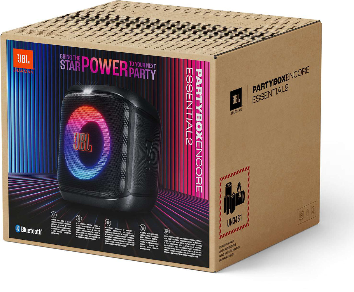 JBL PartyBox Encore Essential 2 Portable Speaker Black 6583001
