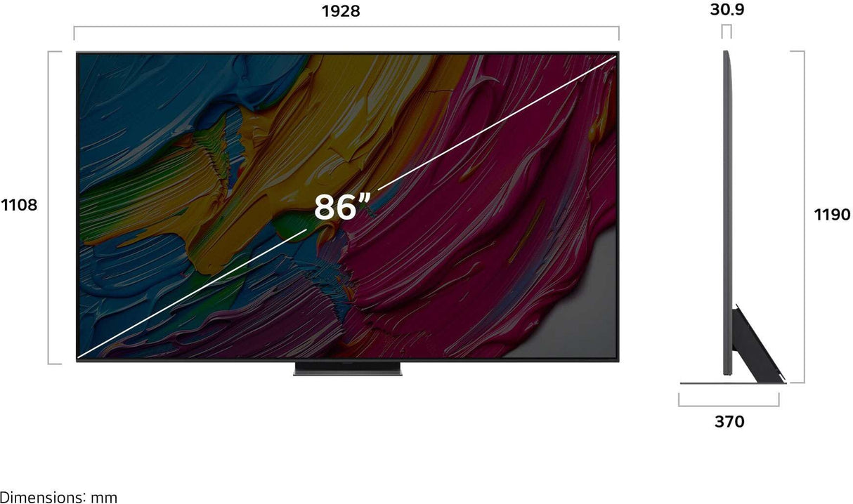 LG 86" Series QNED81 4K UHD HDR Smart TV 86QNED81ASA