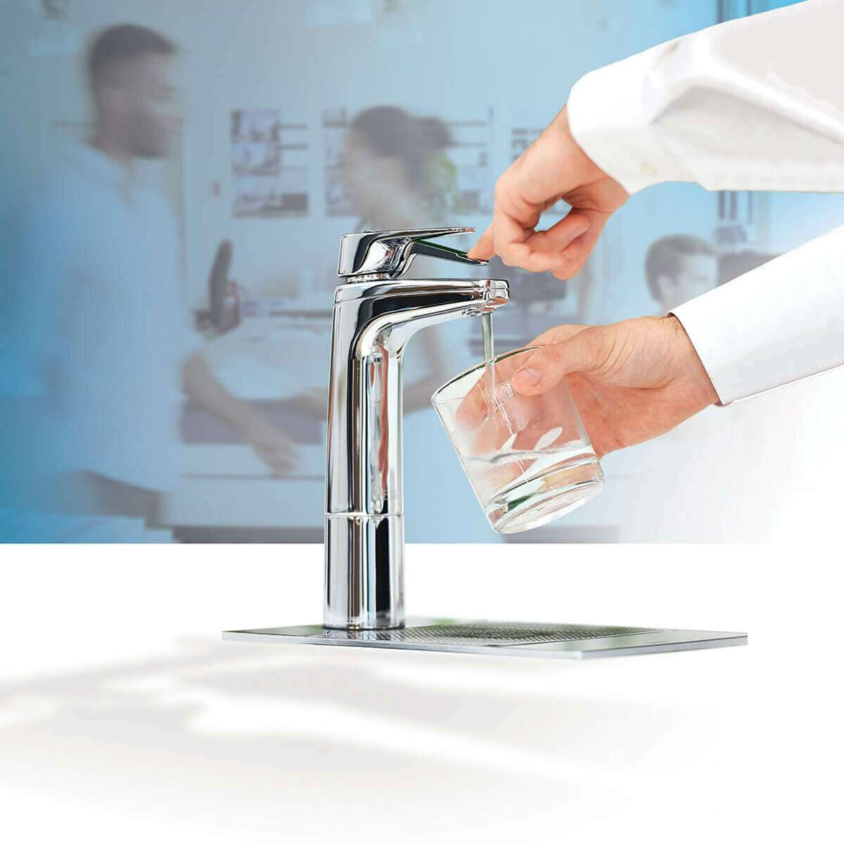 Billi B-5000 Brushed Metal XL Levered Dispenser Tap Boiling/Chilled 915000LBR