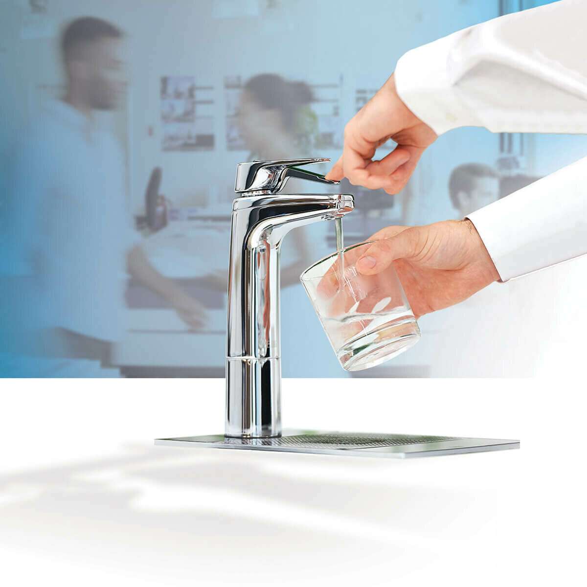 Billi B-5000 Gun Metal Grey XL Levered Dispenser Tap Boiling/Chilled 915000LGM