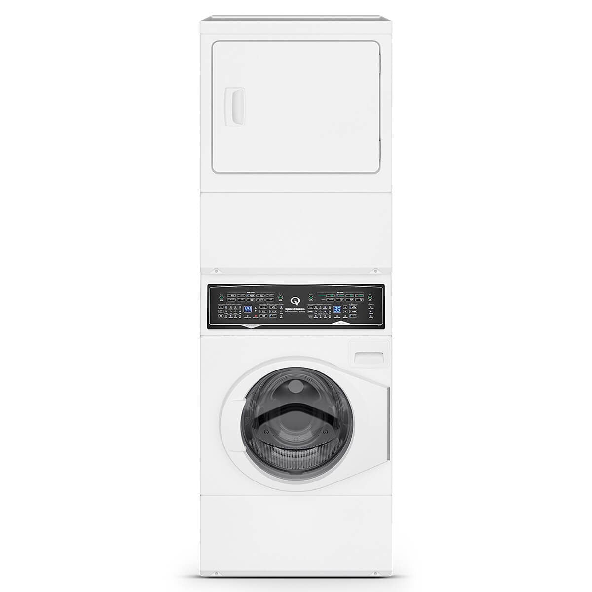 Speed Queen Black Serie 10kg Washer + 9kg Electric 20AMP Dryer Stack ATEE9A