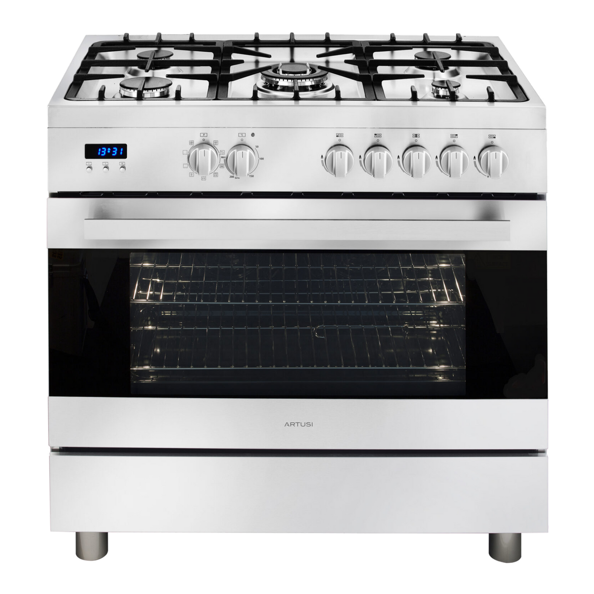 Artusi 90cm Dual Fuel Freestanding Oven/Stove CAFG91X