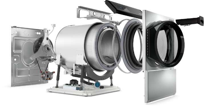 Speed Queen Black 9kg NG/LPG Gas Front Touch Control Dryer ADGE8B