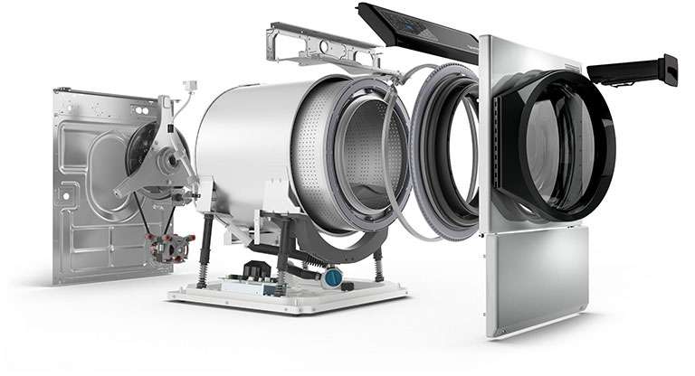 Speed Queen 9kg NG/LPG Gas Front Touch Control Dryer ADGE9BSS