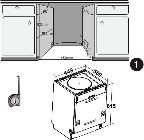 Artusi 45cm Fully-Integrated Dishwasher ADWFI451