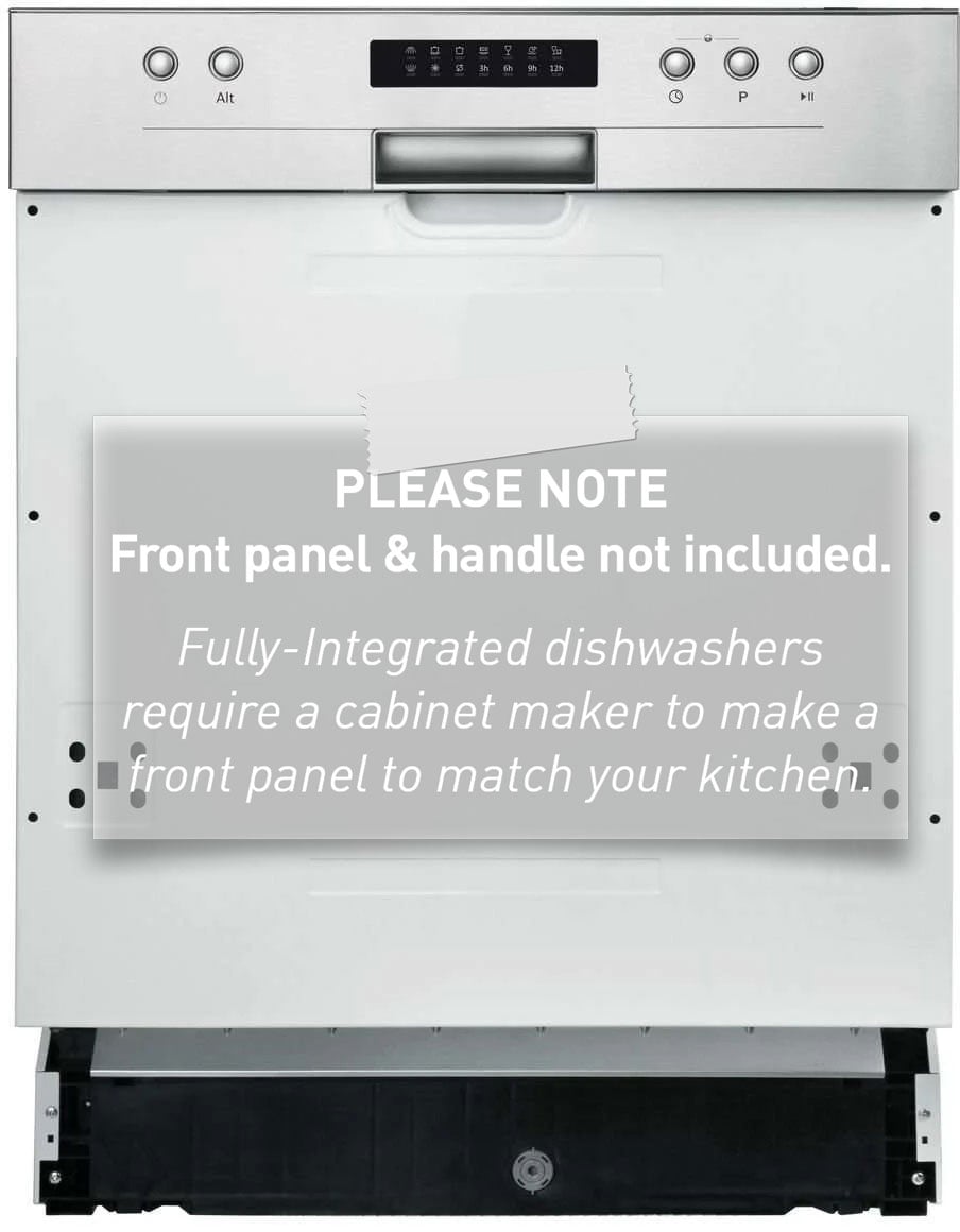 Artusi 60cm Semi-Integrated Dishwasher ADWSI601X