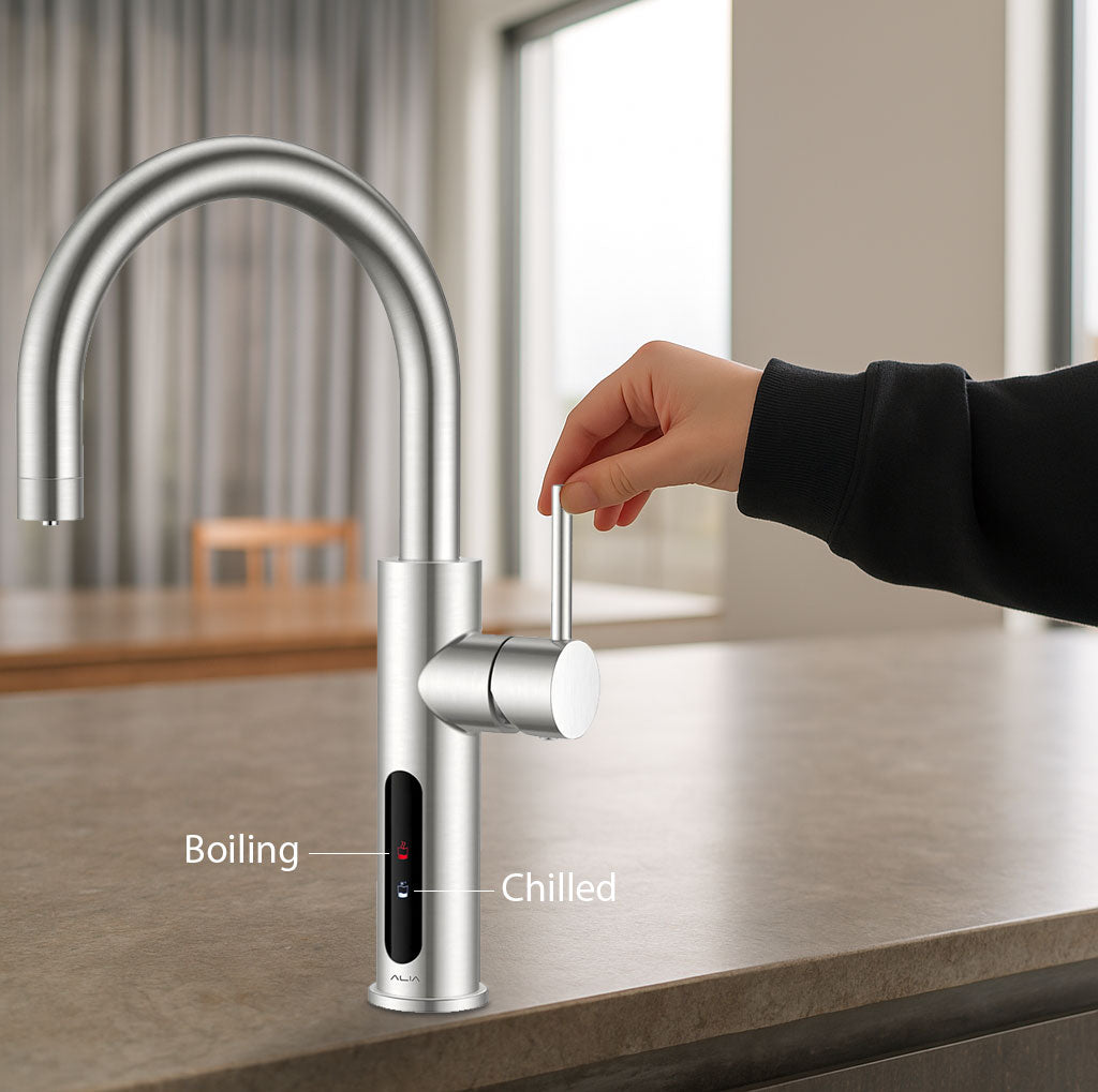 Alia X51 Intelligent Boiling/Chilled Dispenser Tap Brushed Nickel AG-CS101NI