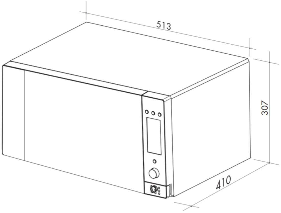 Artusi 28L Freestanding Microwave Oven AMG25B