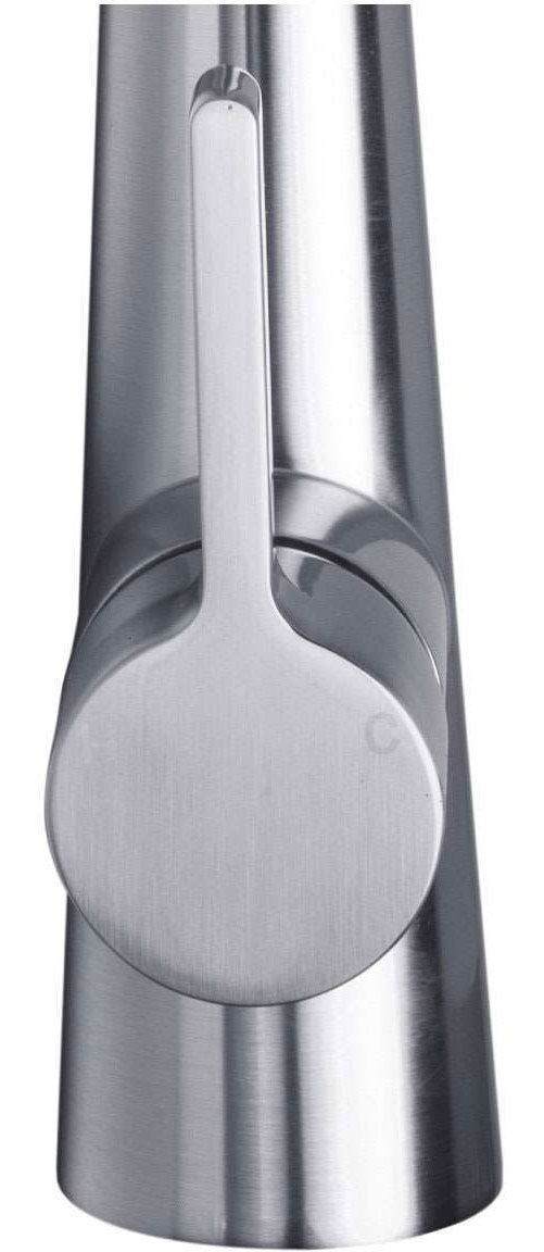 Artusi Gooseneck Pullout Kitchen Mixer Tap Brushed Nickel ASM501BN
