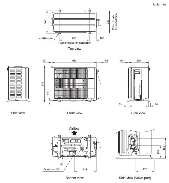 Fujitsu 2.5kW Cool / 3.2kW Heat Split System Air Conditioner ASTH09KNCA