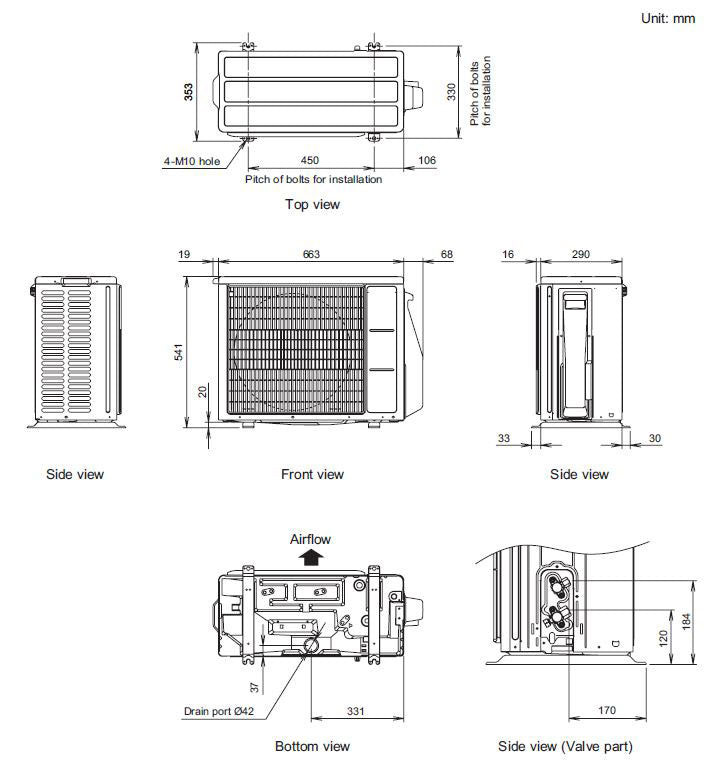 Fujitsu 3.4kW Cool / 4.0kW Heat Split System Air Conditioner ASTH12KNCA
