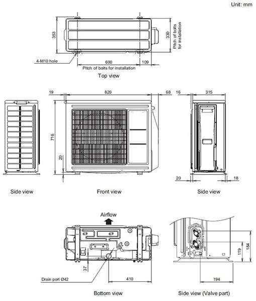 Fujitsu 5.0kW Cool / 6.0kW Heat Split System Air Conditioner ASTH18KMTD