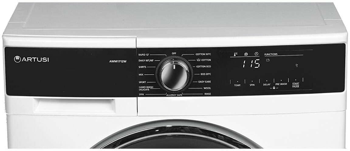 Artusi 7kg Front Load Washing Machine AWM1712W | Greater Sydney Only