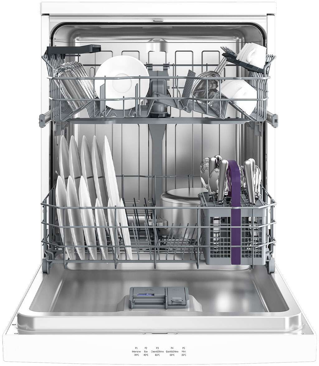 Beko 60cm Freestanding Dishwasher White BDFB1410W