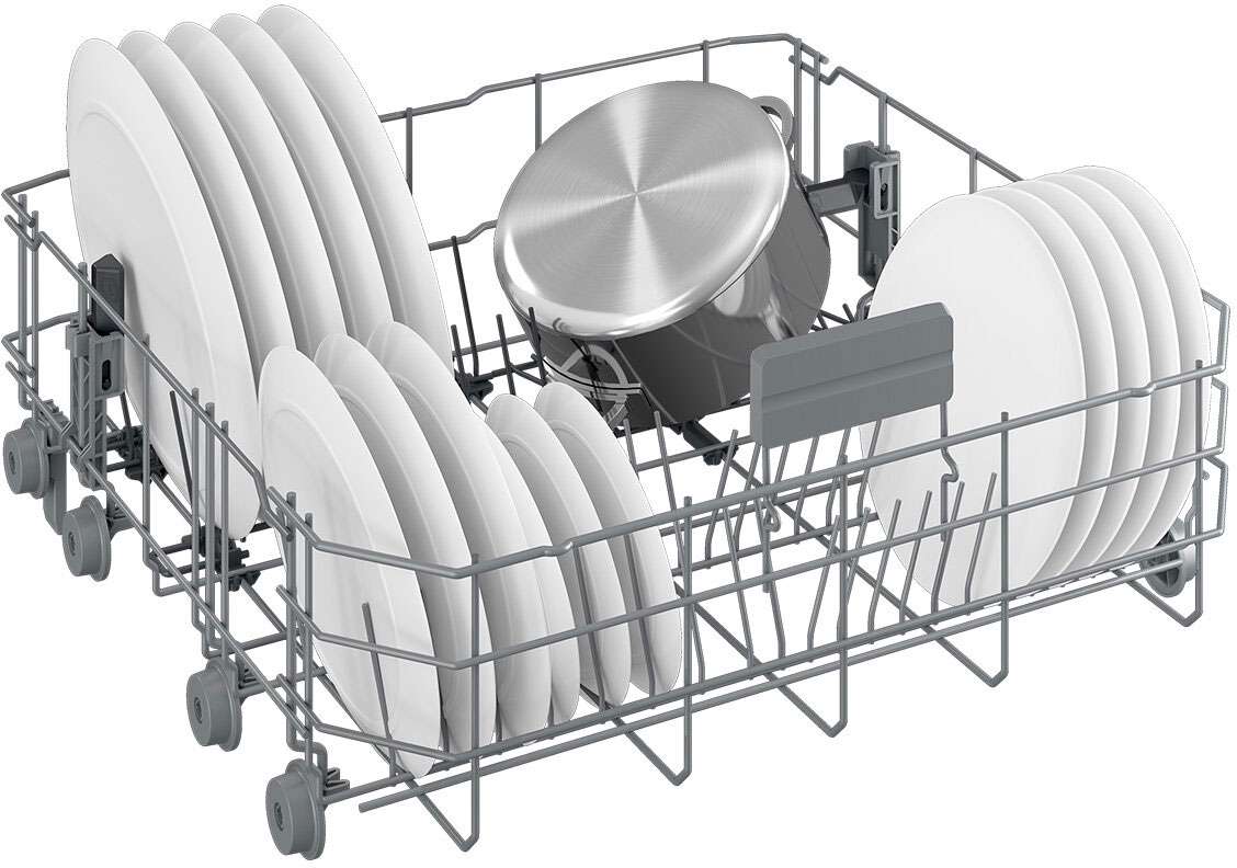 Beko 60cm Freestanding Dishwasher Platinum Steel BDFB1630X