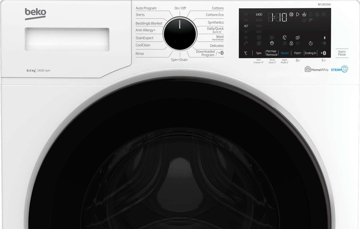 Beko 8.5kg Front Load Washing Machine White BFL8520W | Greater Sydney Only