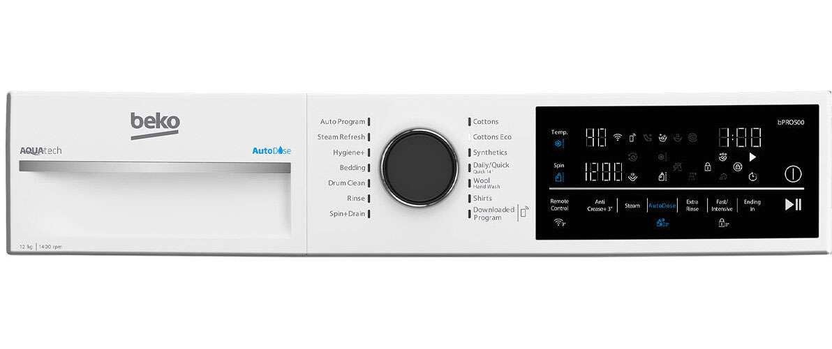 Beko 12kg Front Load Washing Machine White BFLB124ADW | Greater Sydney Only