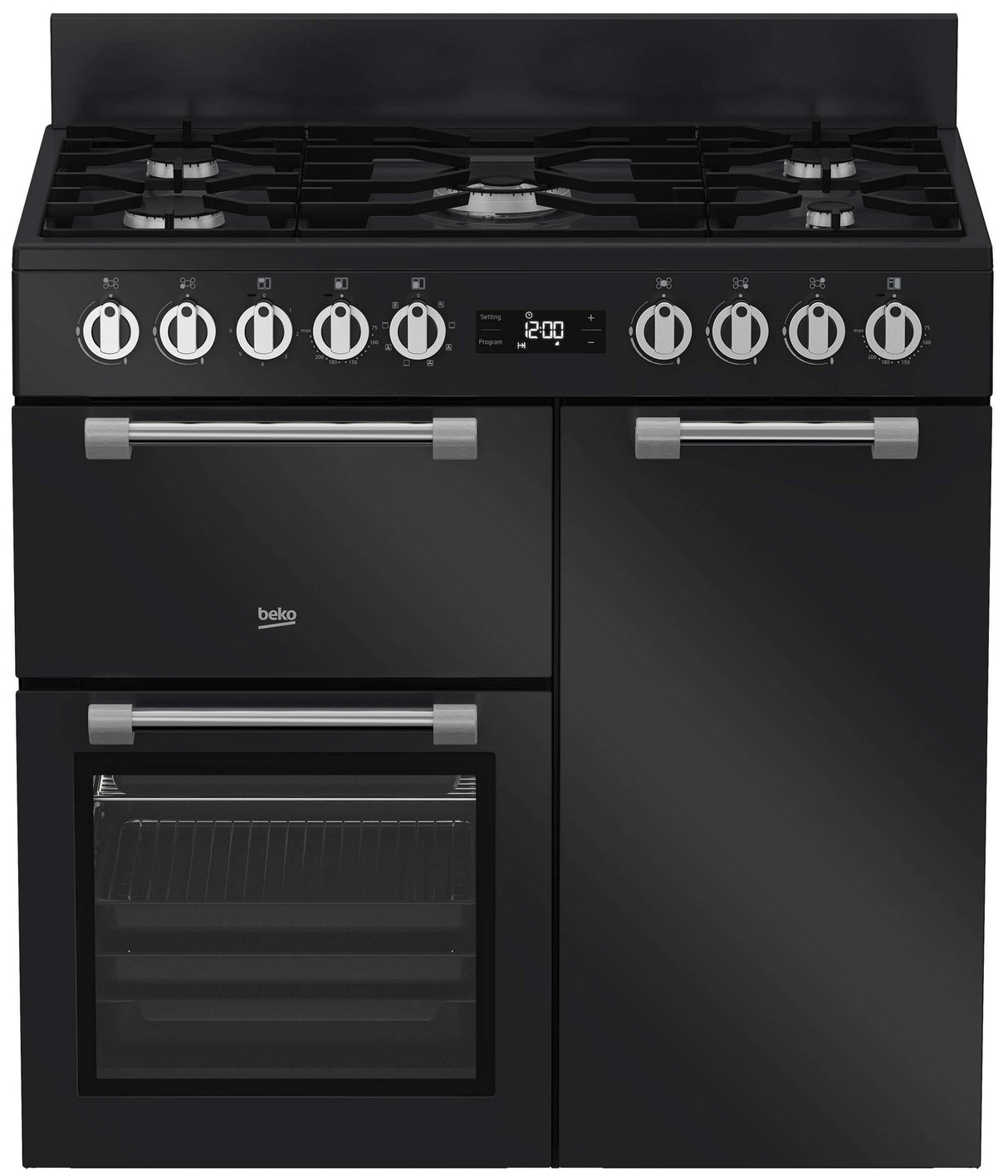 Beko 90cm 184L Dual Fuel Multifunction Freestanding Oven/Stove BRC916GMAN