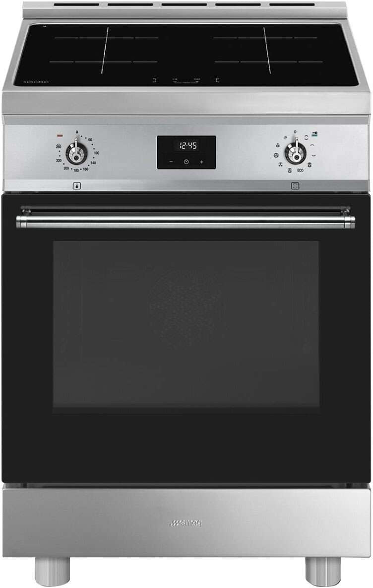 Smeg 60cm Classic Freestanding Induction Oven/Stove Stainless Steel C6IPXT2