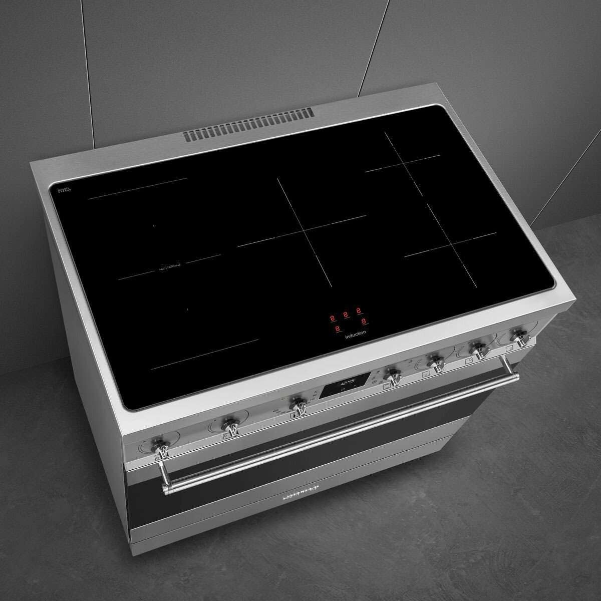 Smeg 90cm Classic Electric Freestanding Oven/Stove with Induction Hob C9IMX2