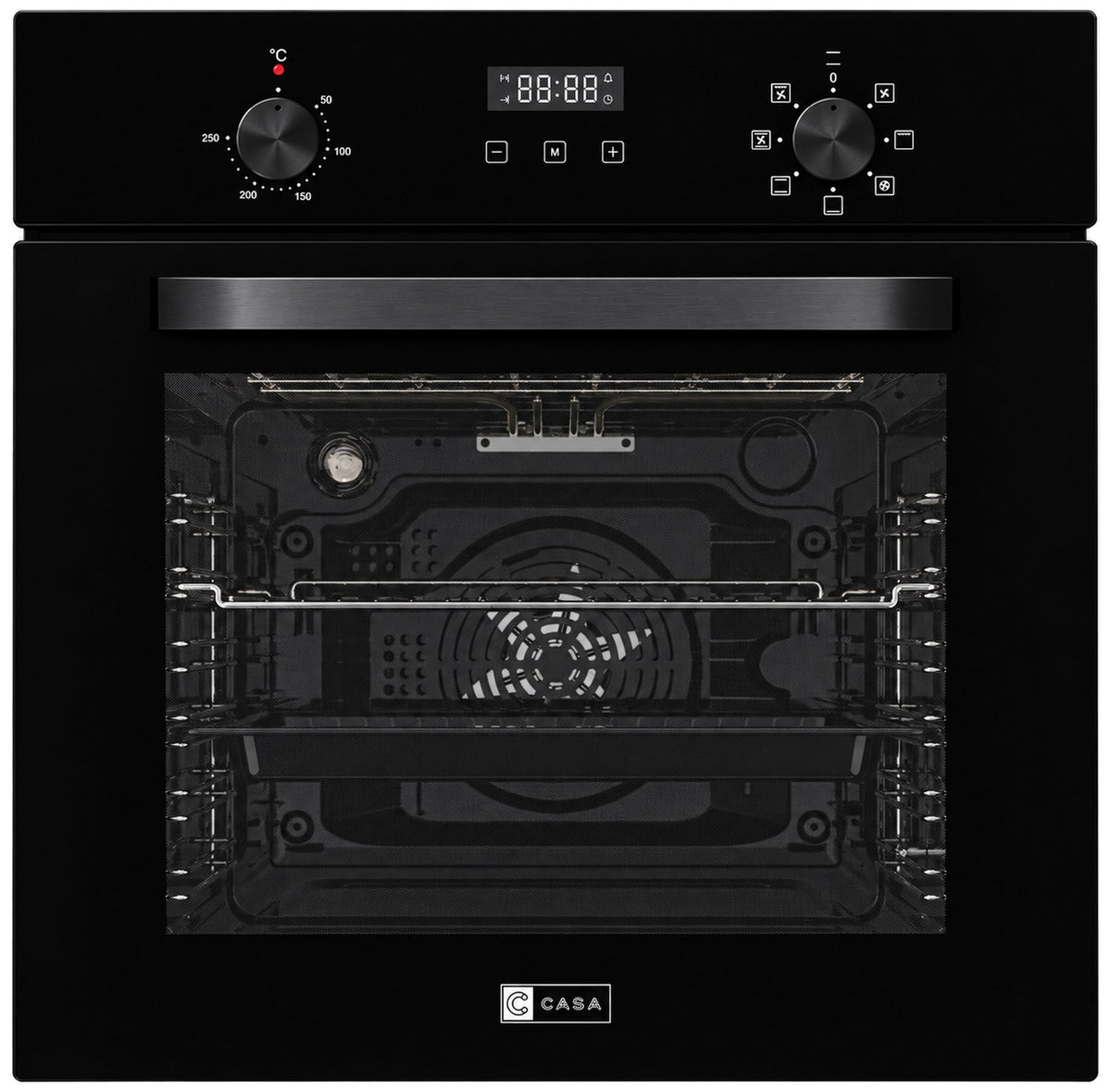 Casa 60cm 76L Electric Built-In Oven with Display CA607ED