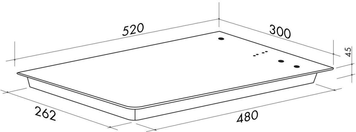 Artusi 30cm Domino-Style Stainless Steel Gas Cooktop CAGH32X