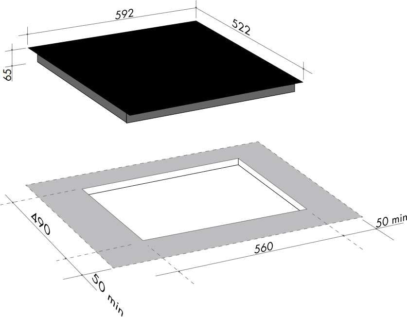 Artusi 60cm Induction Cooktop CAID604K