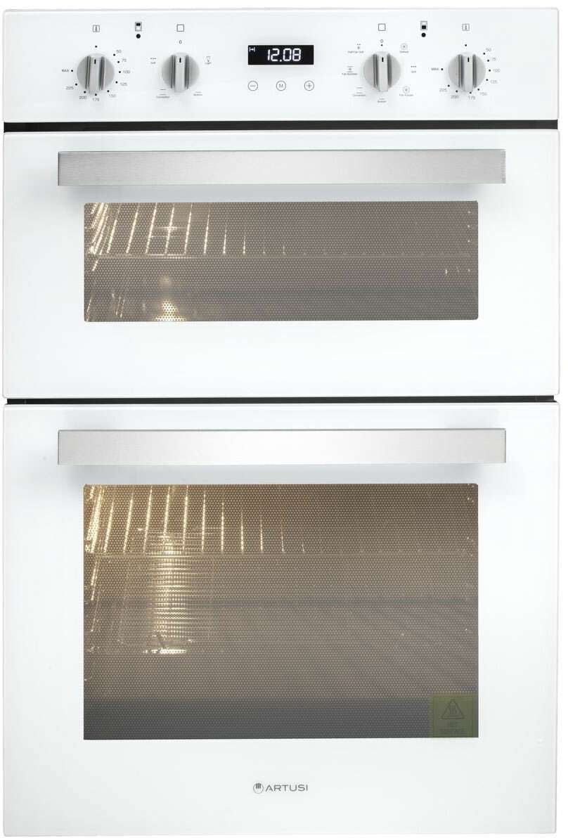 Artusi 60cm 90L Double Electric Built-In Wall Oven CAO888W