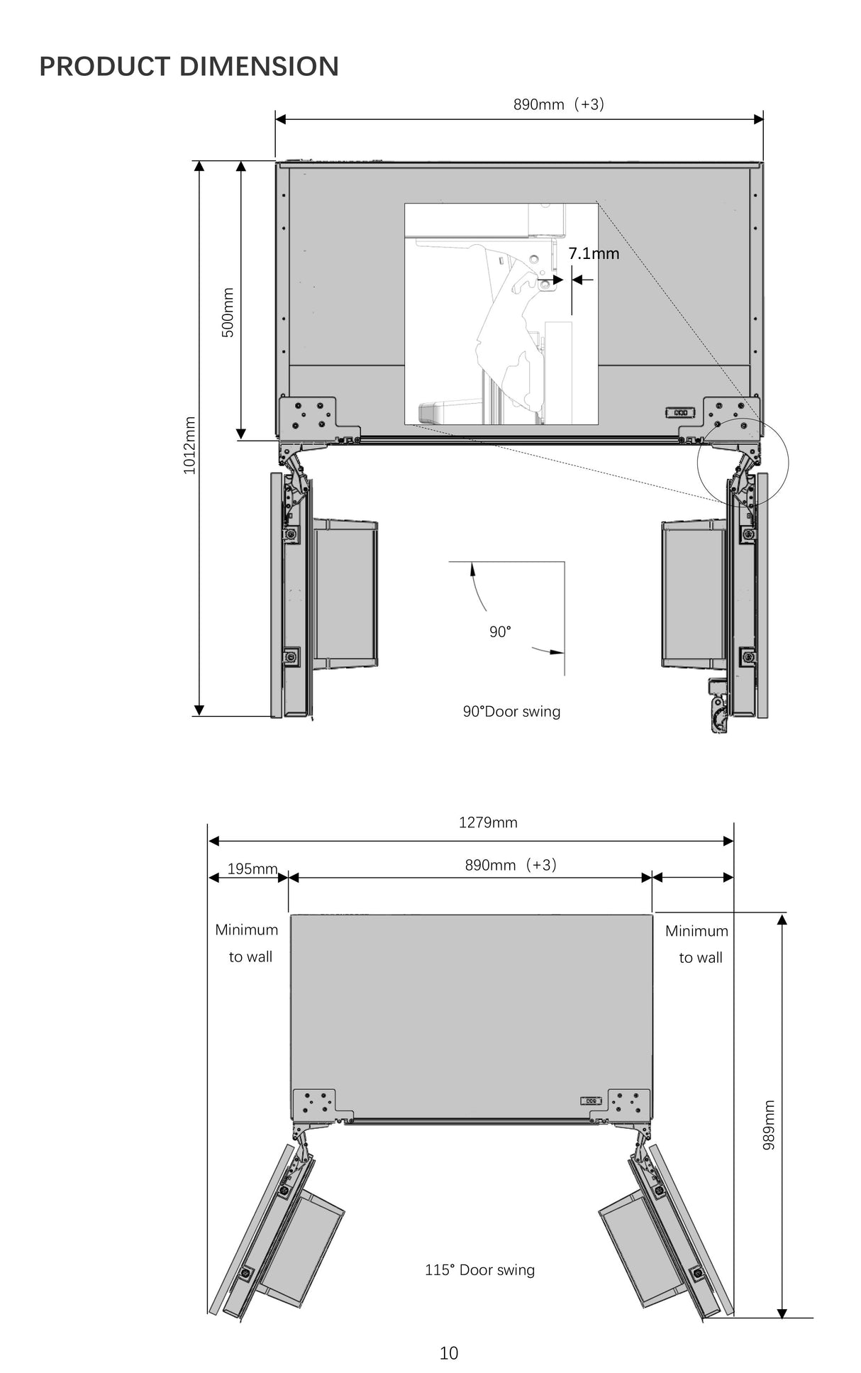 Casa 439L Integrated French Door Refrigerator CASAFI439W | Greater Sydney Only