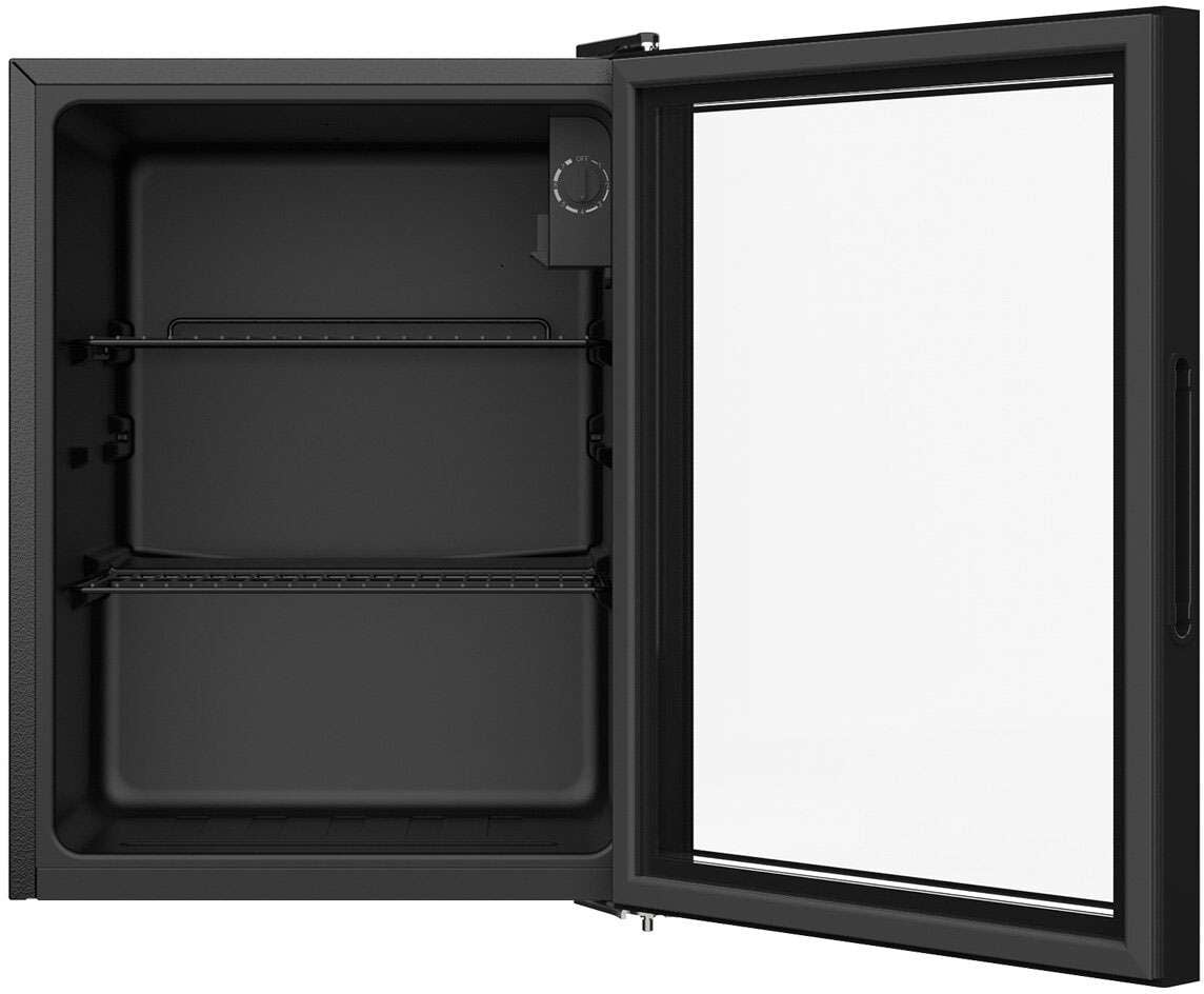 CHiQ 64L Triple Glass Door Beverage Centre Black CBC064BG