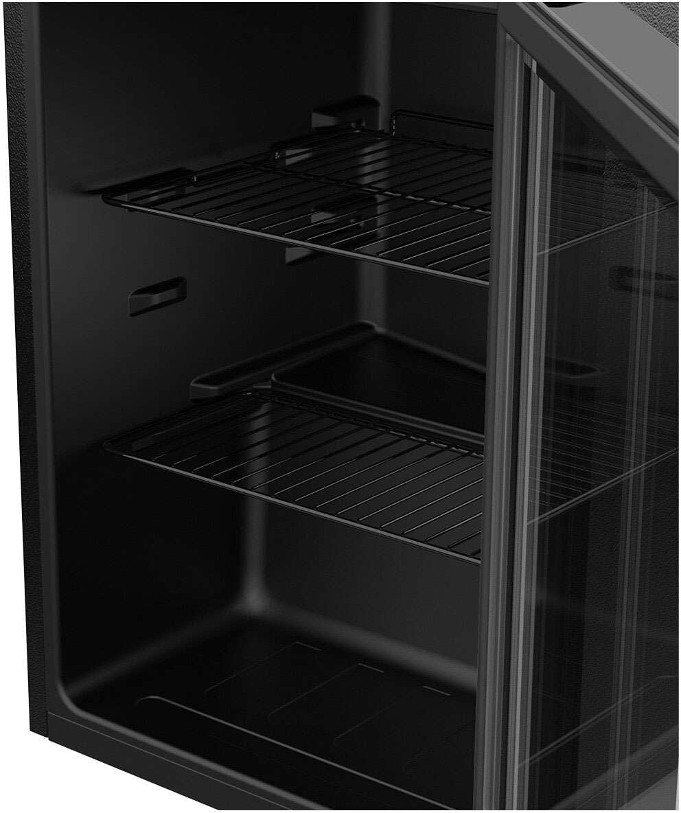 CHiQ 64L Triple Glass Door Beverage Centre Black CBC064BG
