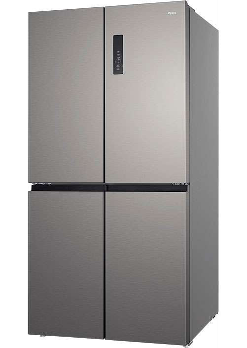 CHiQ 601L Quad Door Refrigerator Silver CCD596NS | Greater Sydney Only