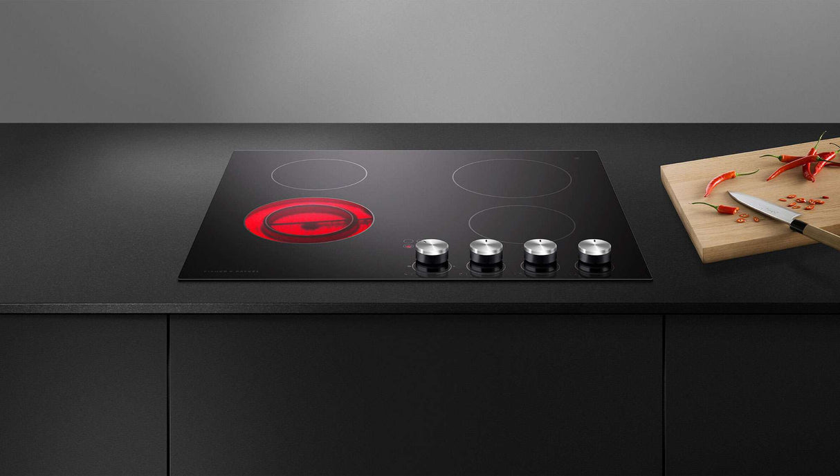 Fisher & Paykel 60cm Black Ceramic Glass Electric Cooktop CE604CBX2