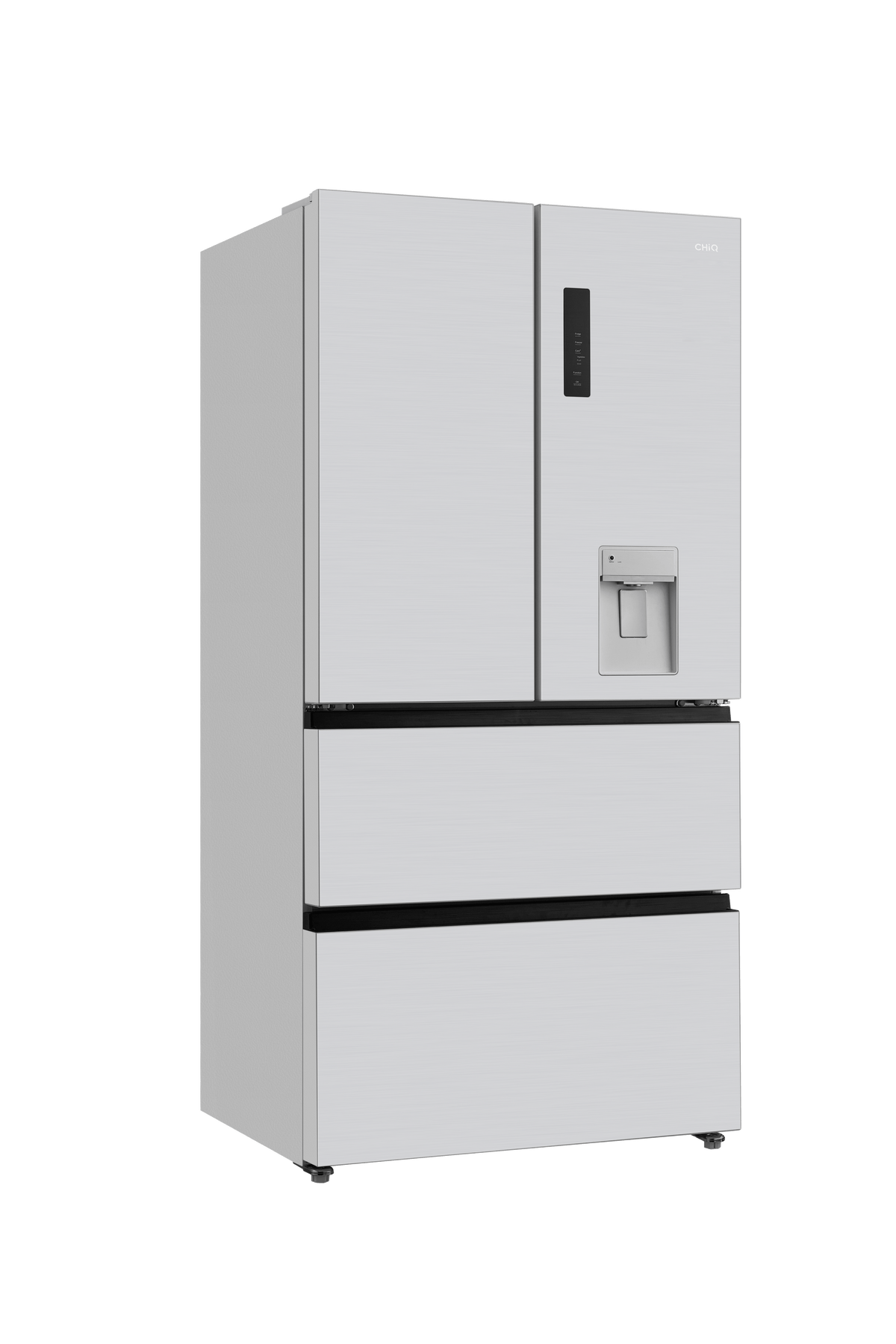 CHiQ 505L French Door Refrigerator White Steel CFD504NWSD