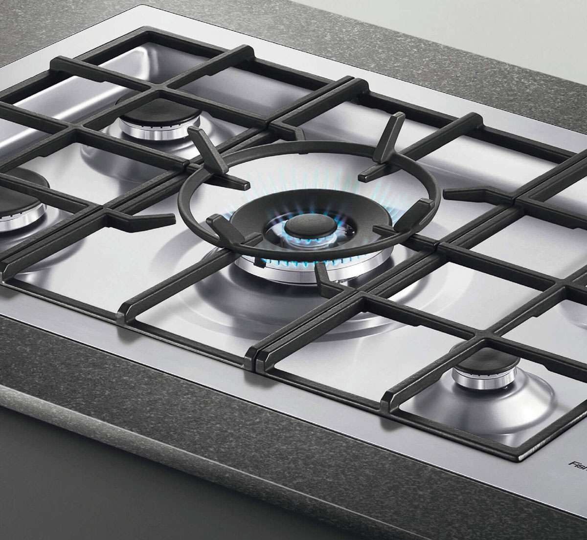 Fisher & Paykel 90cm Stainless Steel LPG Gas Cooktop CG905DWLPFCX3