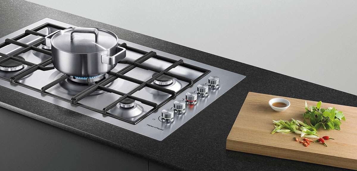 Fisher & Paykel 90cm Stainless Steel LPG Gas Cooktop CG905DWLPFCX3