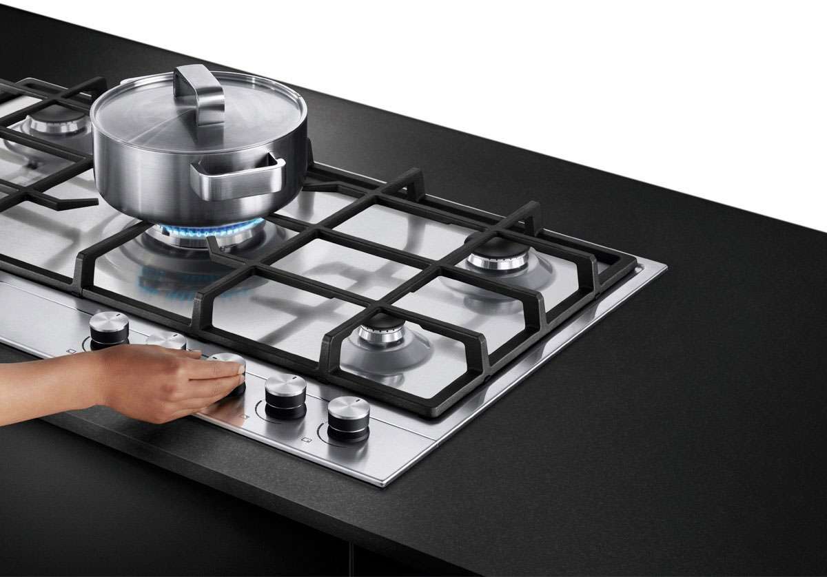 Fisher & Paykel 90cm Stainless Steel Gas Cooktop CG905DX1