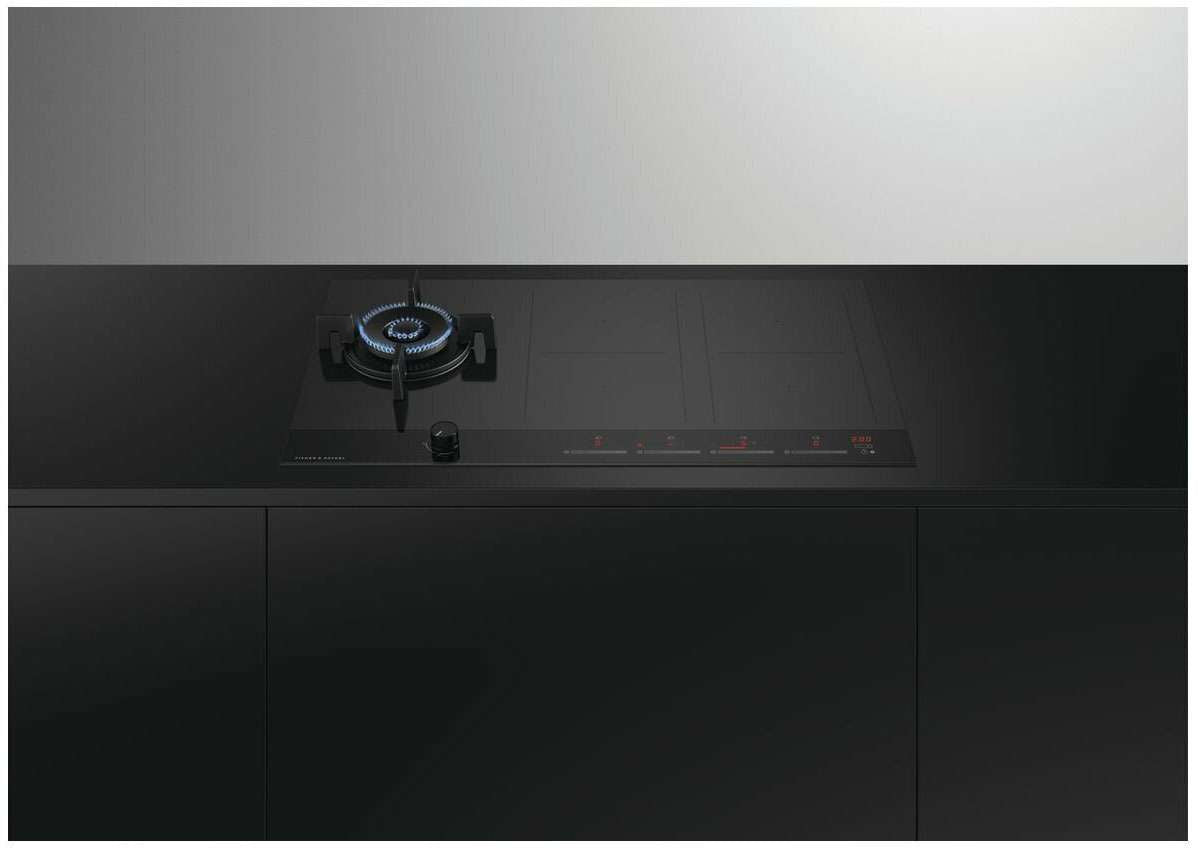 Fisher & Paykel 90cm Natural Gas and Induction Cooktop CGI905DNGTB4