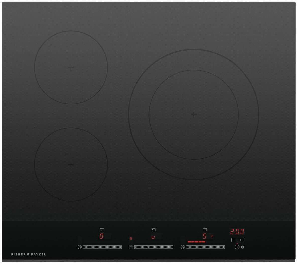 Fisher & Paykel 60cm Black Ceramic Glass Induction Cooktop CI603DTB4