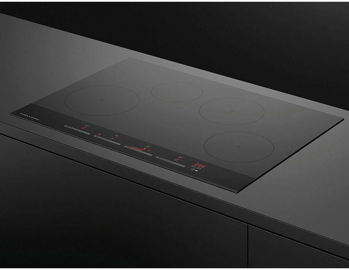 Fisher & Paykel 76cm Black Ceramic Glass Induction Cooktop CI764DTB4